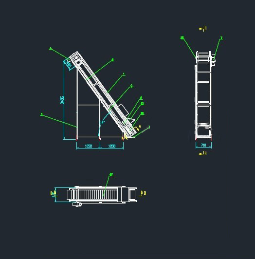 fruit elevator design drawing