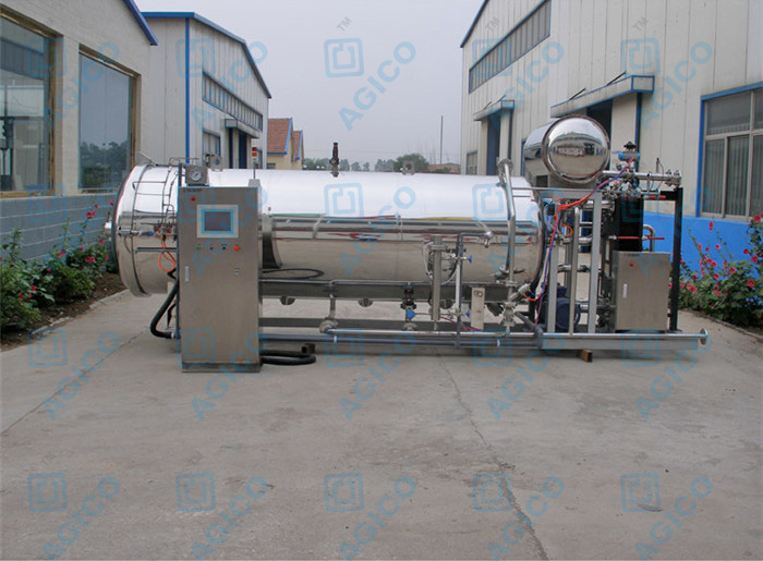 revolving spraying water sterilization kettle