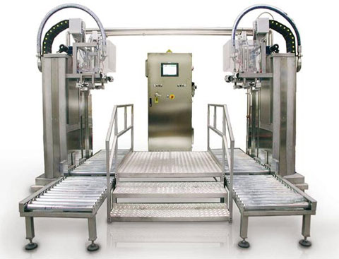 Aseptic bag filling machine 