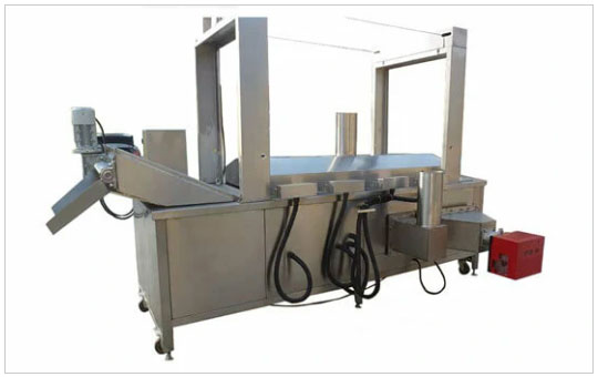 Gas Heating Continuous Frying Machine