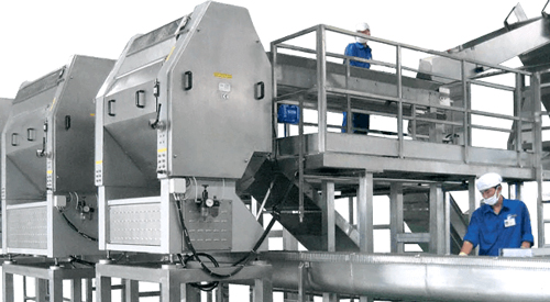 Juice processing machine top