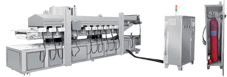 Potato Chips Continuous Frying Machine