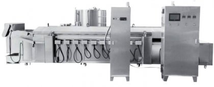 Potato Chips Continuous Frying Machine