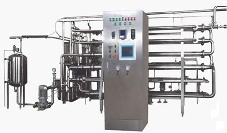 Tube in tube sterilizer 