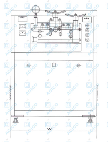 juice homogenizer front view